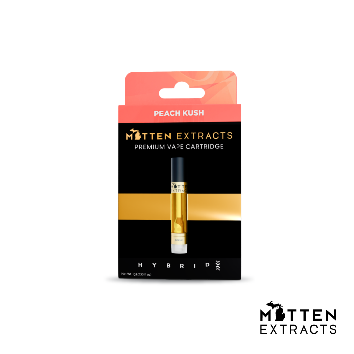 Photograph of product: Peach Kush Cartridge