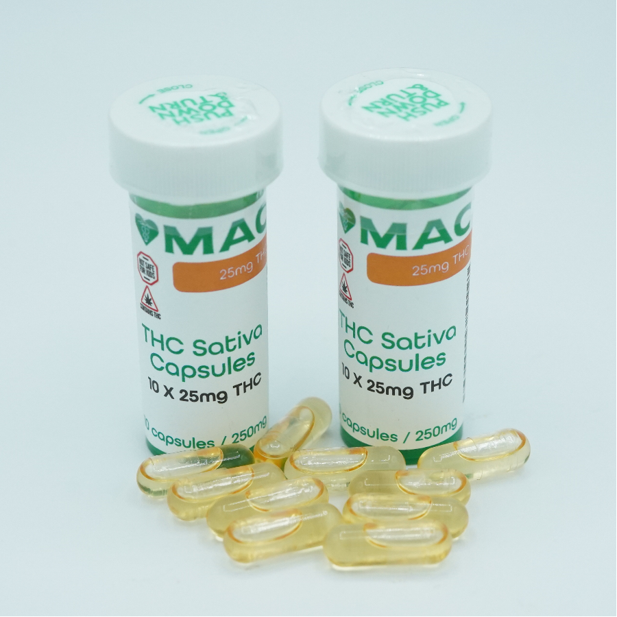 Photograph of product: TH-oui Oui'd Capsules 10x25mg