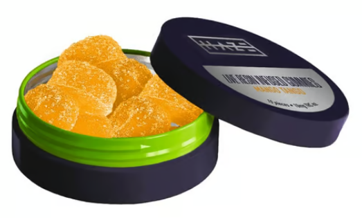Photograph of product: Haze Mango Tango Live Resin Gummies 100mg/10pk