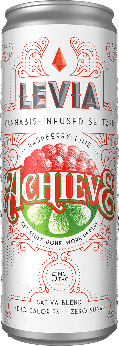 Photograph of product: Levia Achieve Seltzer