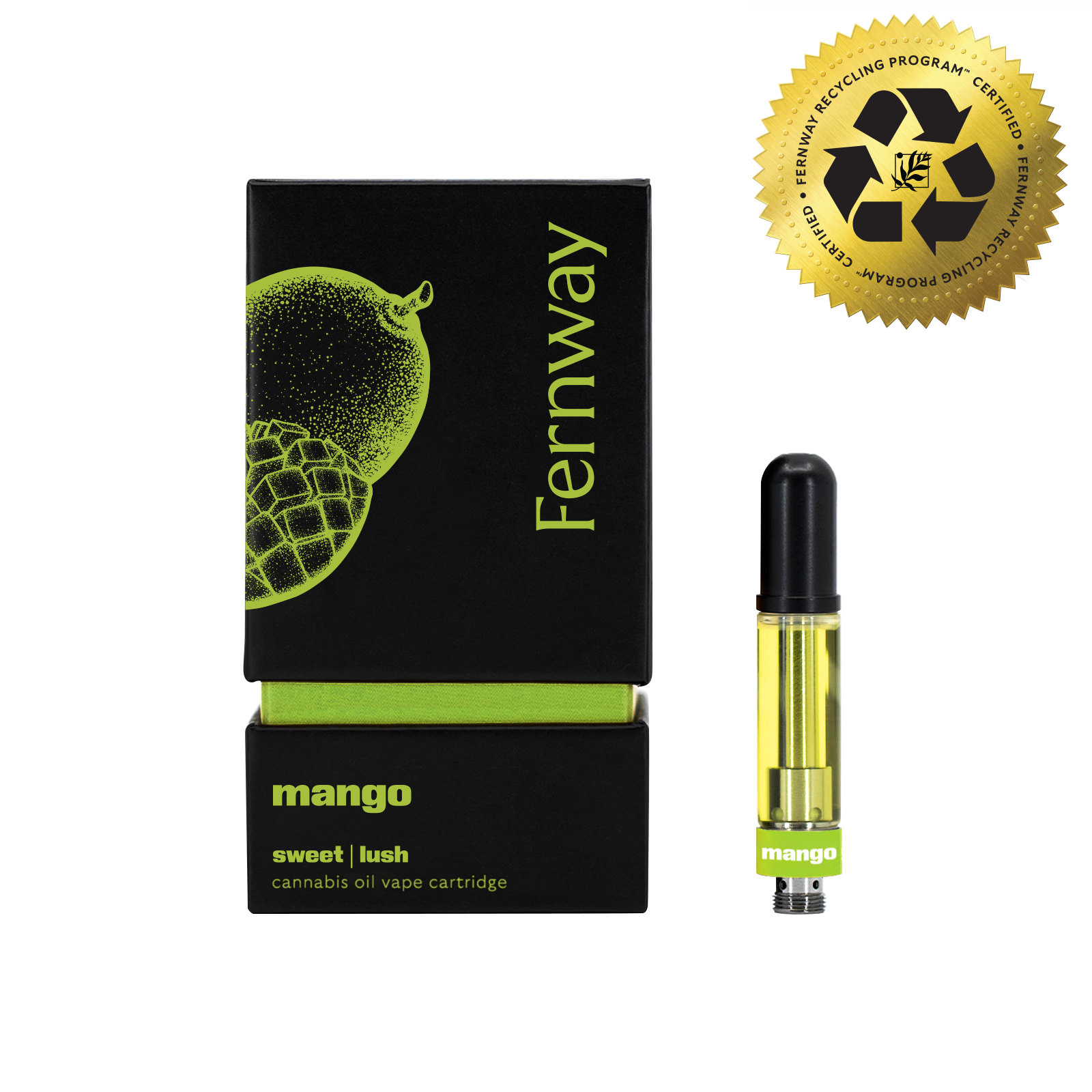 Photograph of product: Fernway - Mango - Vape Cartridge - (H)