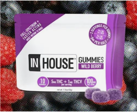 Photograph of product: Wild Berry TH-oui:TH-ouiV 5:1 | FAST Gummies 100mg - Levitate