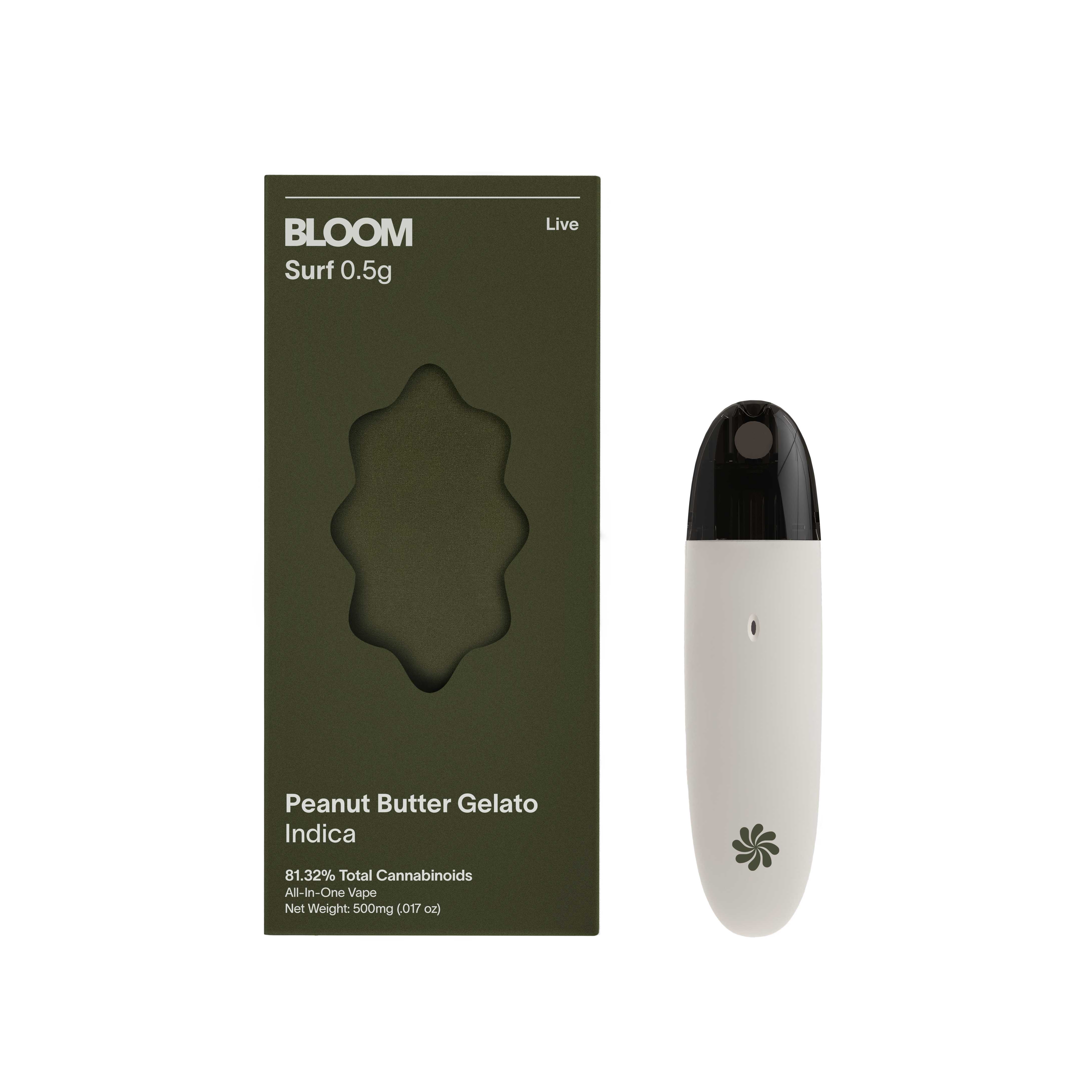 Photograph of product: Peanut Butter Gelato Surf Rosin All-In-One Vape | 0.5g