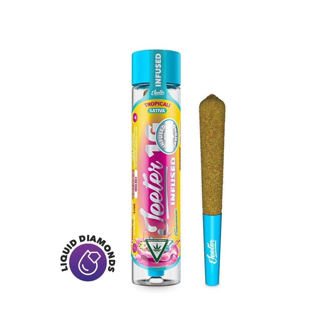 Photograph of product: Jeeter | 1g Infused Pre-Roll | Tropicali (Oui'd)