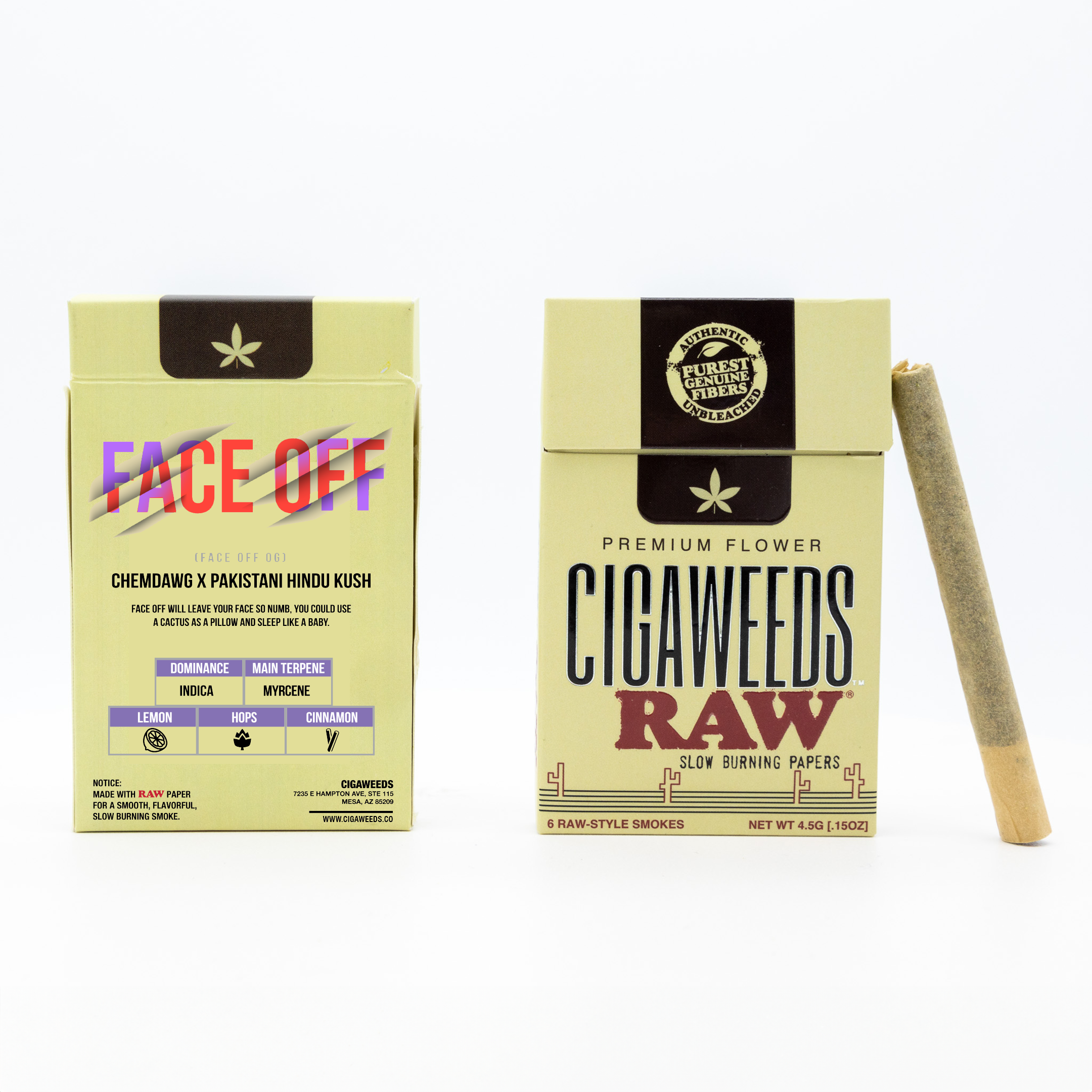 Photograph of product: 4.5g <6x.75g> Pack (Face Off OG) {RAW}