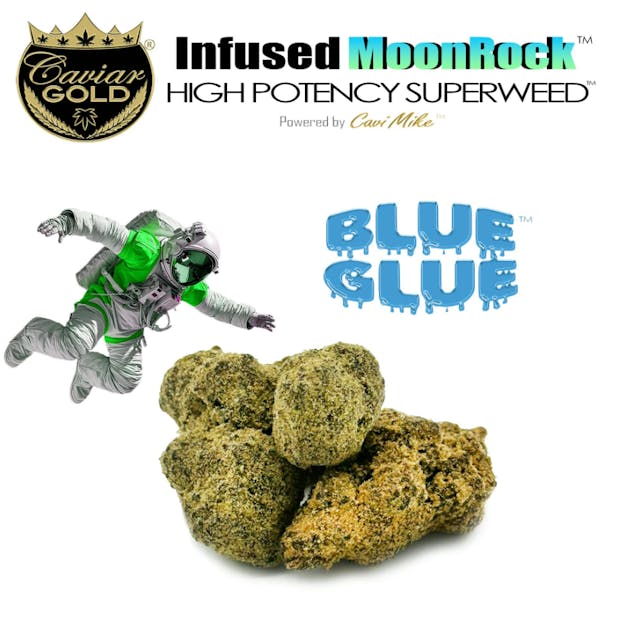 Photograph of product: Blue Glue Moon Rocks 3.5g - Eighth
