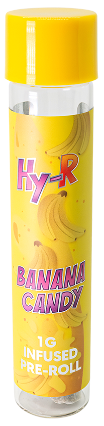 Photograph of product: Hy-R - Banana Candy - Infused Pre-Roll
