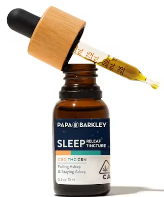 Photograph of product: Sleep Releaf - 100MG 1:1:1 CBD:TH-oui:CBN Tincture 15ML