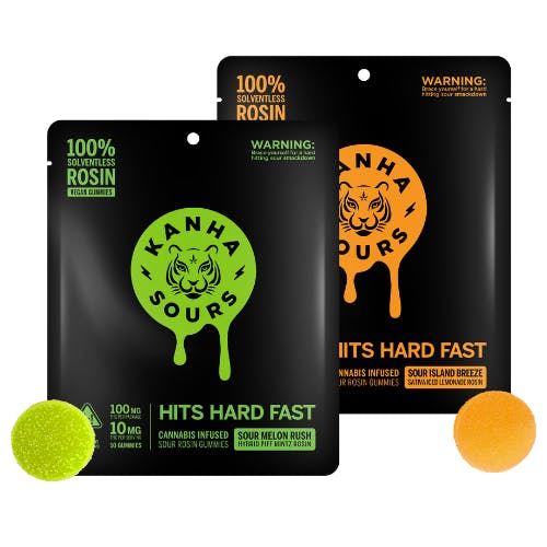 Photograph of product: Kanha Sour Vegan Solventless - (H) Melon Rush