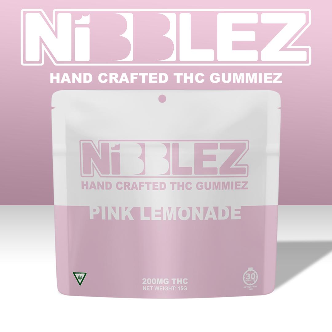 Photograph of product: Nibblez | 200mg Gummies | Strawberry