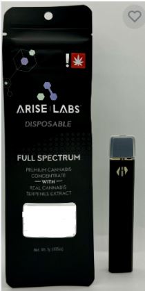Photograph of product: Live + Distillate All-in-one | Rainbow Raceway | 1g