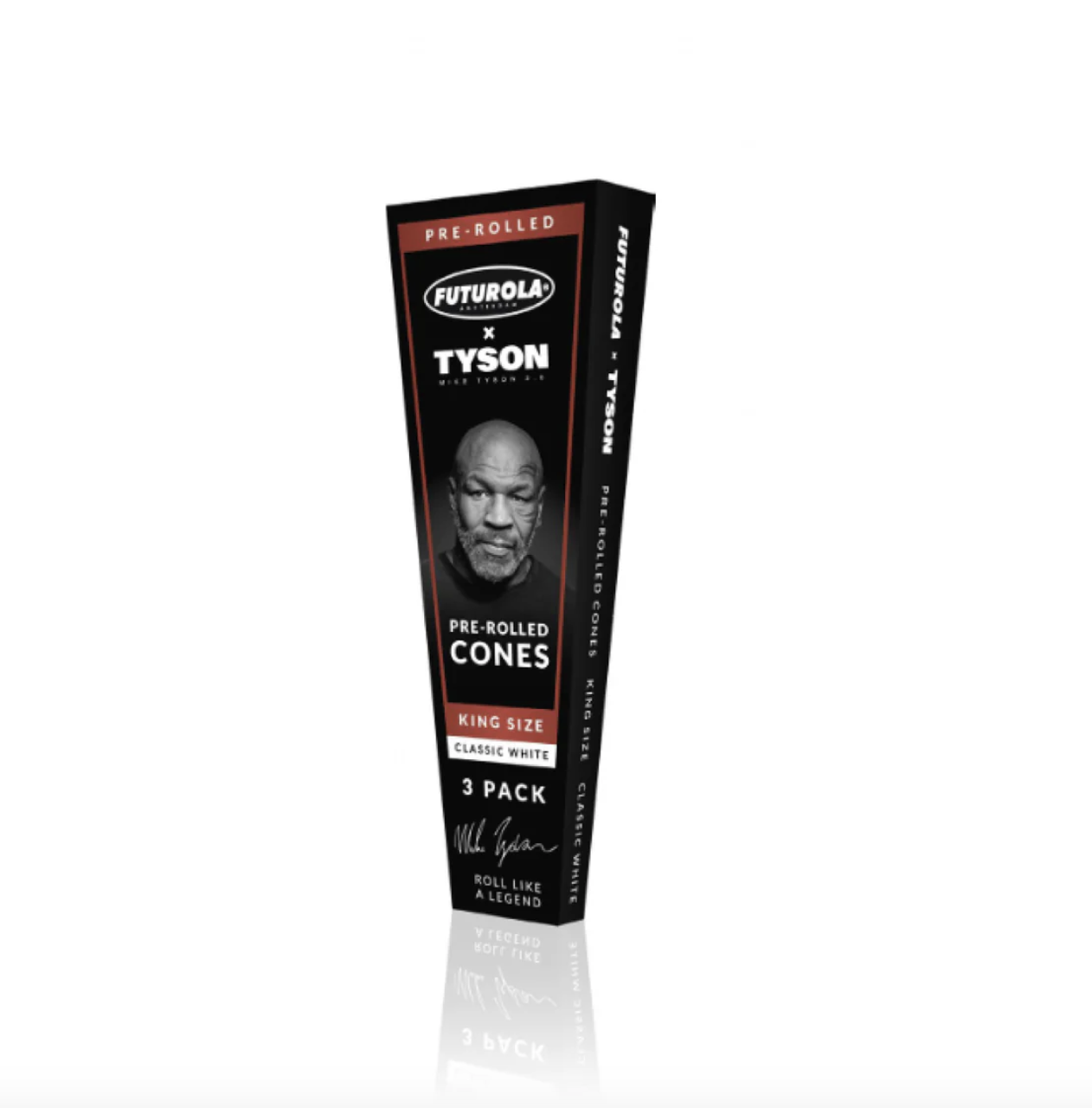 Photograph of product: Tyson 2.0: Classic Whtie Pre-Rolled Cones 3-Pack King Size