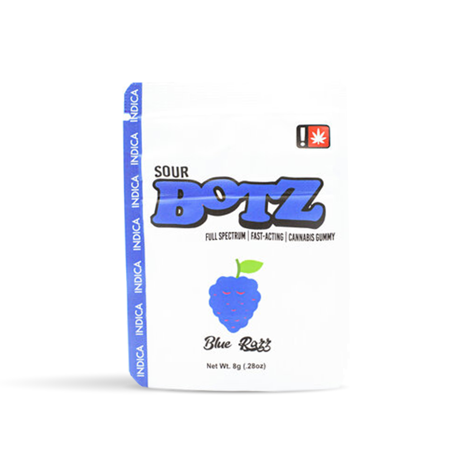 Photograph of product: Blue Razz Sour Botz | 100mg