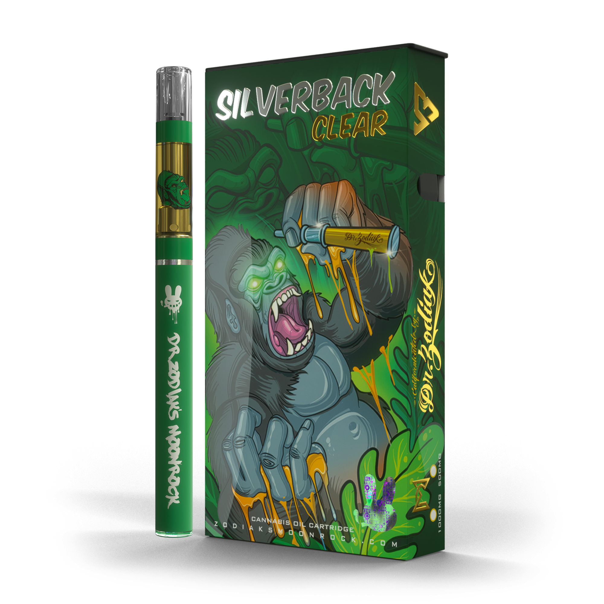 Photograph of product: Dr. Zodiak's Moonrock Cart - Silverback Gorilla