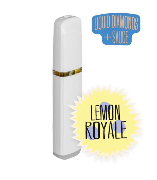 Photograph of product: District Oui'd - Lemon Royale Liquid Diamonds & Sauce Disposable (2g)