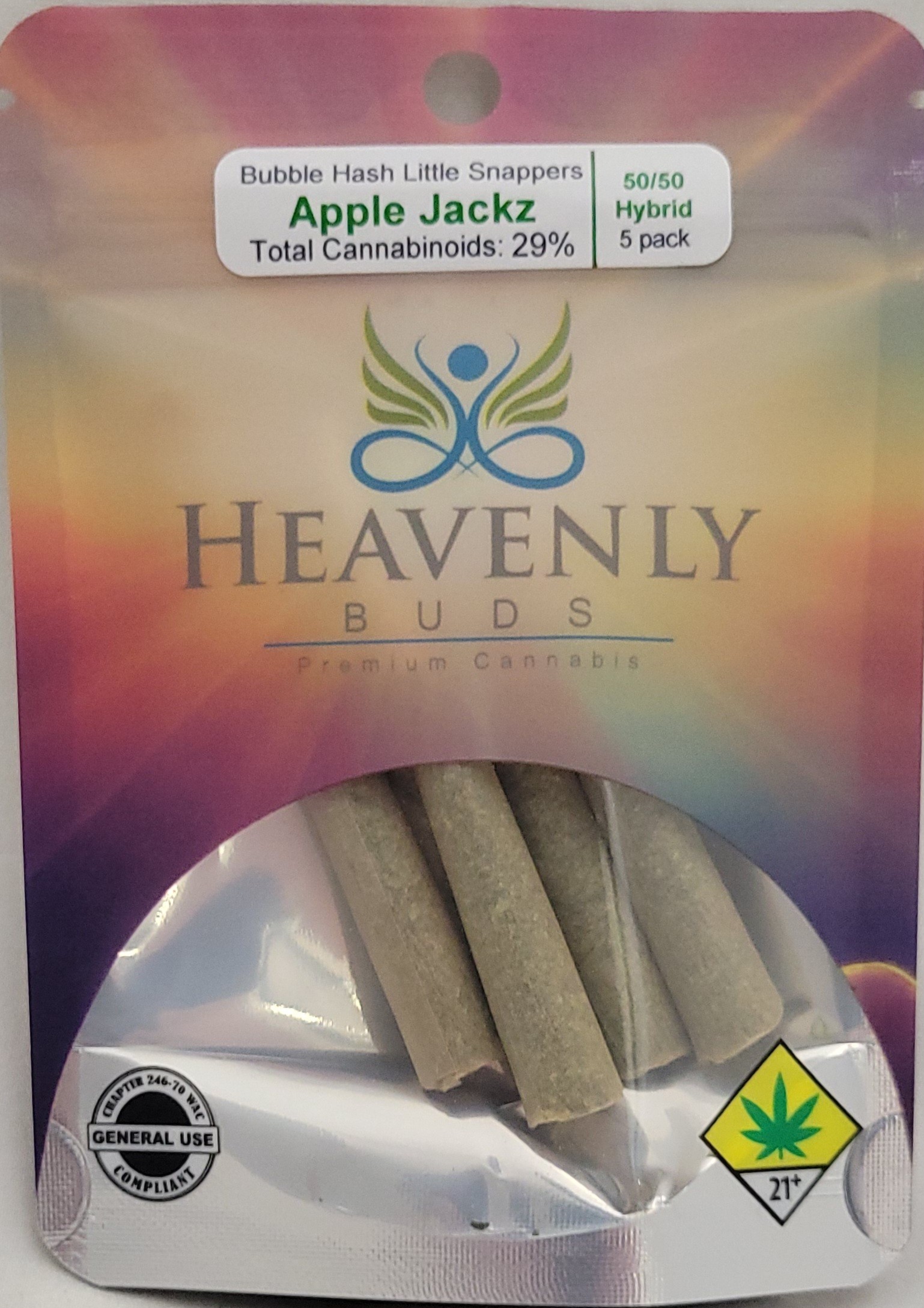 Photograph of product: Apple Jackz *Bubble au chocolat* | 5 Pack *General Use Compliant*