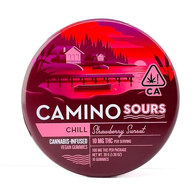 Photograph of product: Camino Sours - Strawberry Sunset - 