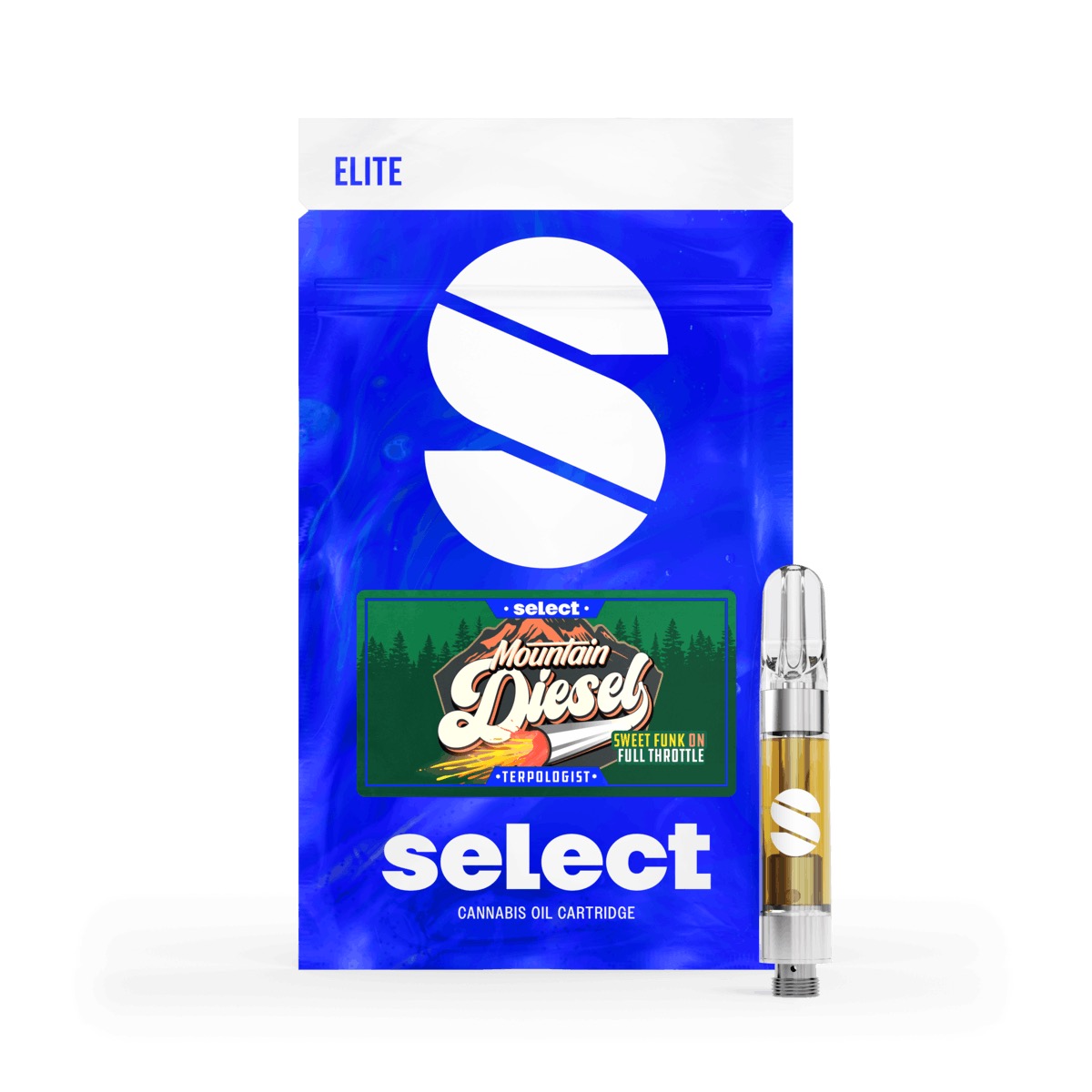 Photograph of product: Select Elite | Terpologist Cartridge | Mountain Diesel