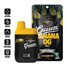 Photograph of product: Claybourne Co. Gassers AIO Banana OG