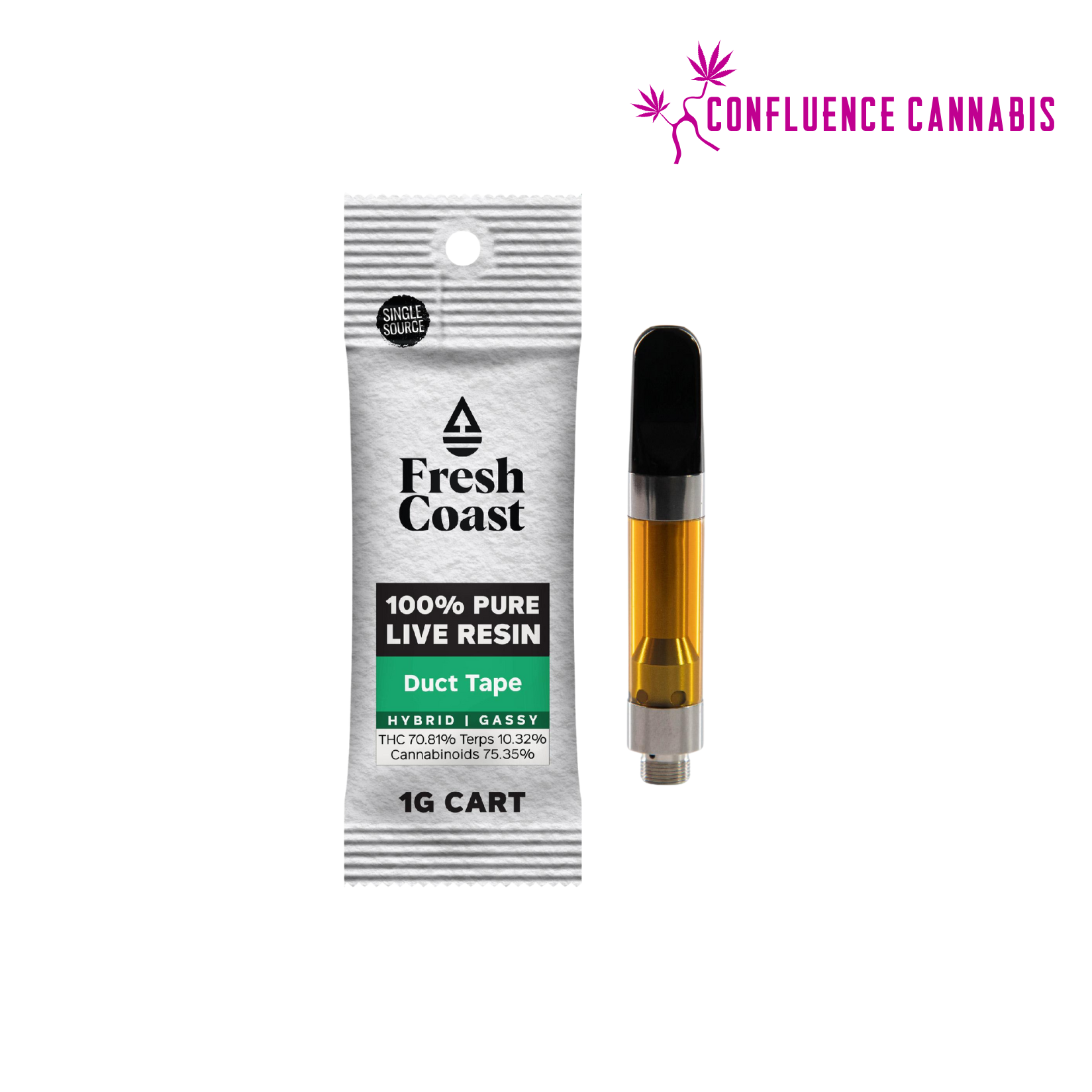 Photograph of Product: Duct Tape Live Resin Cartridge