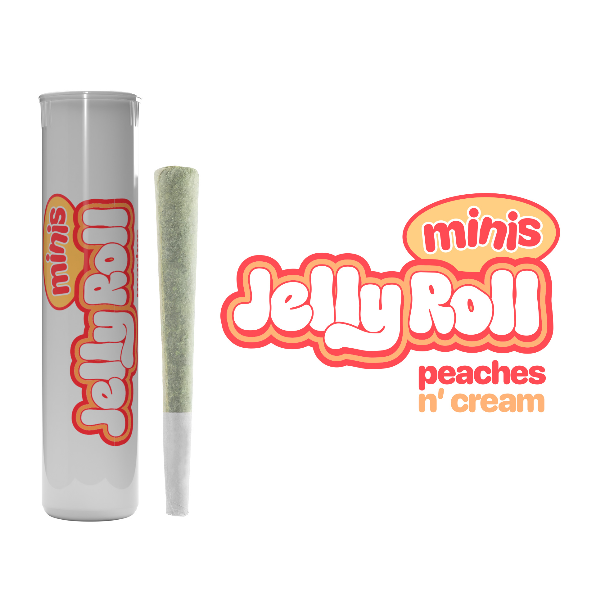 Photograph of product: Peaches & Cream | Mini Infused PreRoll