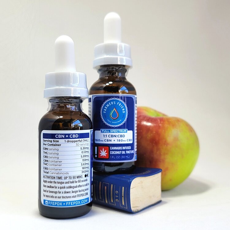 Photograph of product: 1:1 CBN/CBD Tincture | 1oz