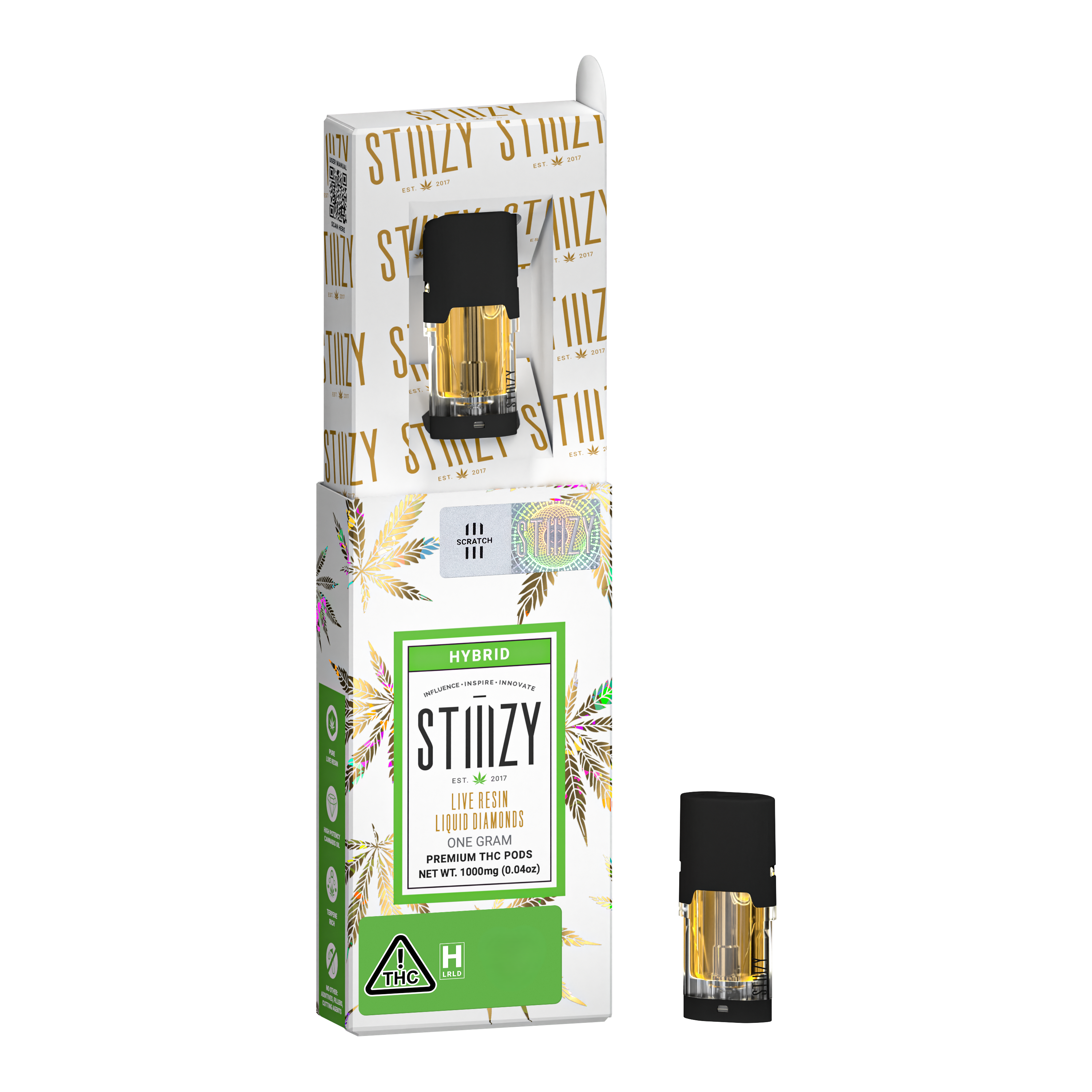 Photograph of product: Live Resin Liquid Diamonds Purple Zlushie Pod 0.85g
