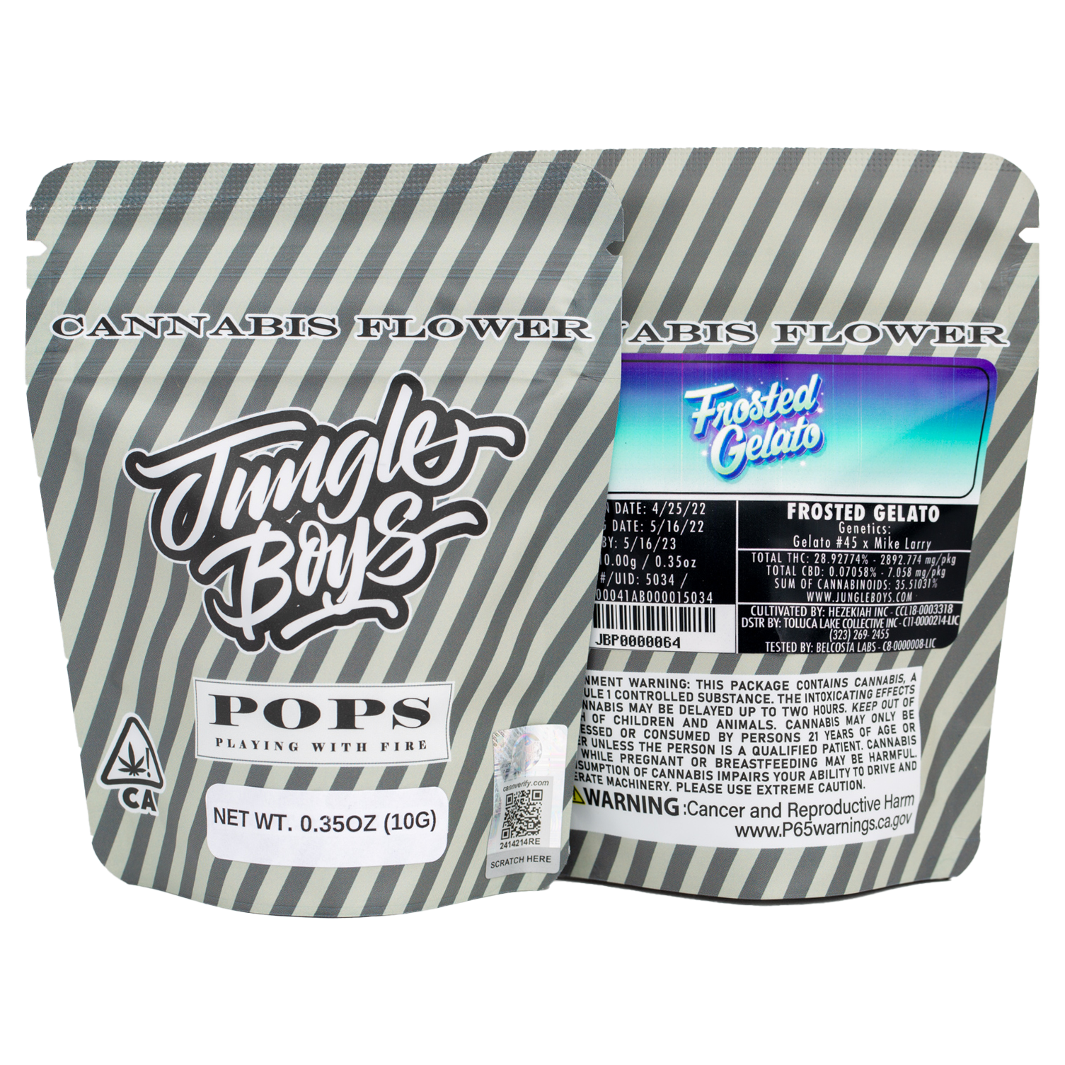 Photograph of Product: Jungle Boys - Pop Rockets POPS (10g)