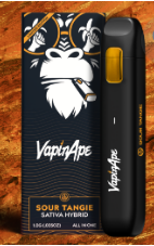 Photograph of product: Vapin Ape | Sour Tangie | Disposable Cartridge | 1g