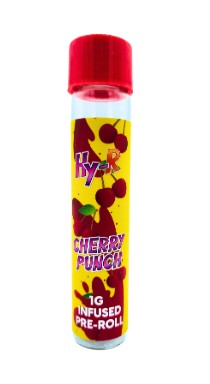 Photograph of product: HY-R - Cherry Punch 1g Infused Pre Roll