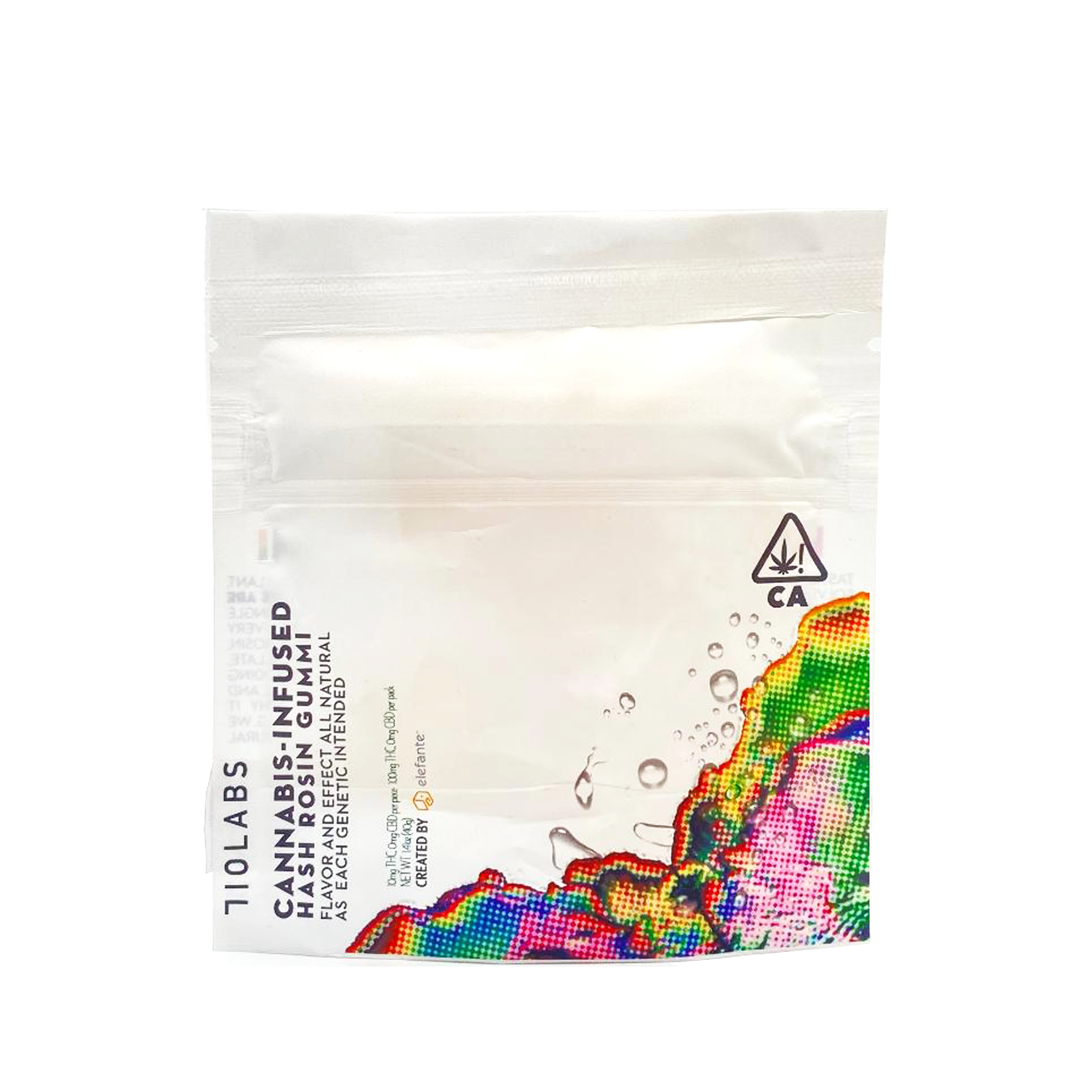 Photograph of product: CHOCOLATE ORANGES #25 100MG THC ROSIN GUMMIES 10 PACK