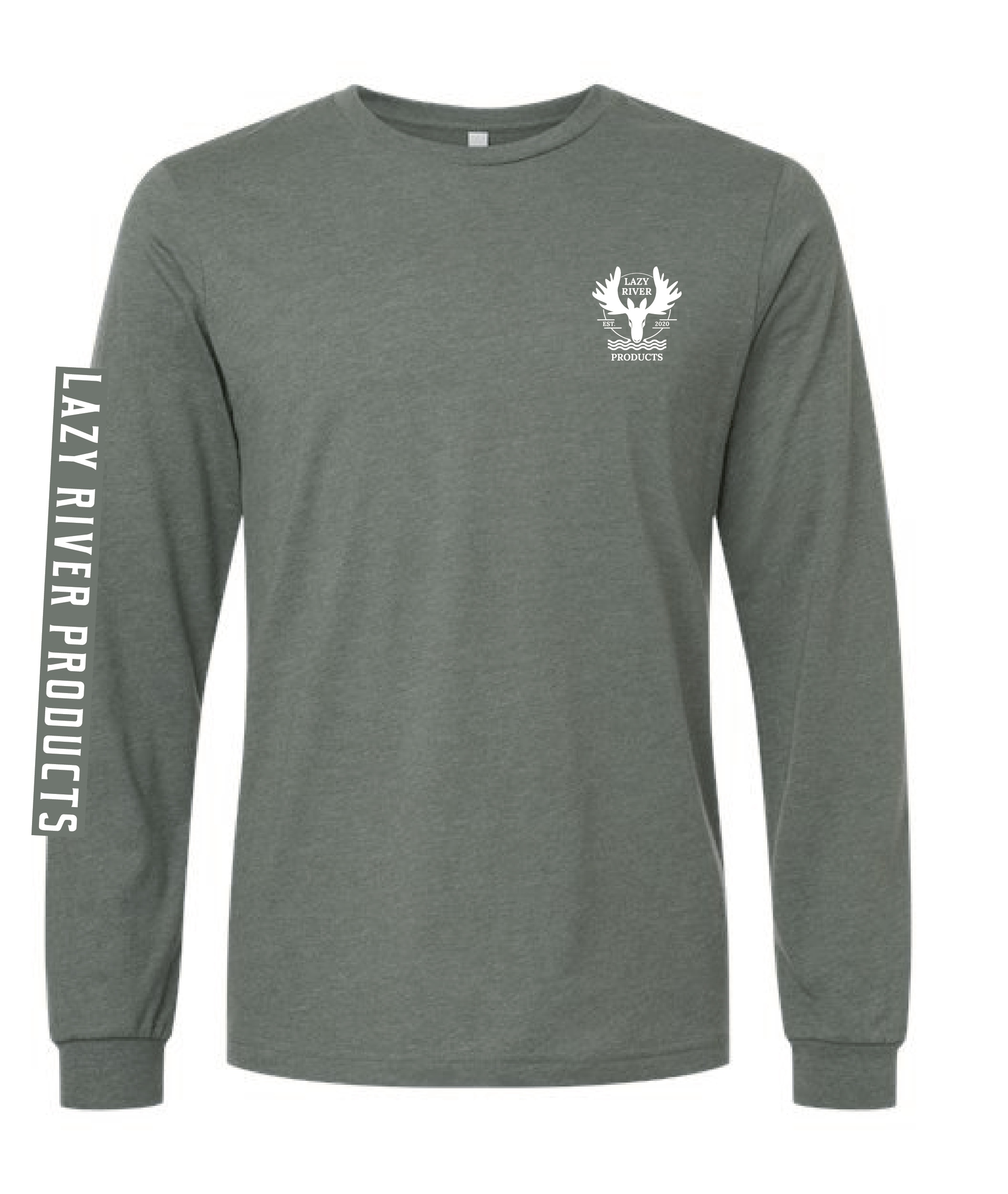 Photograph of product: LRP Heather Military Green Logo Long Sleeve - XXXL (TAX INCLUDED)
