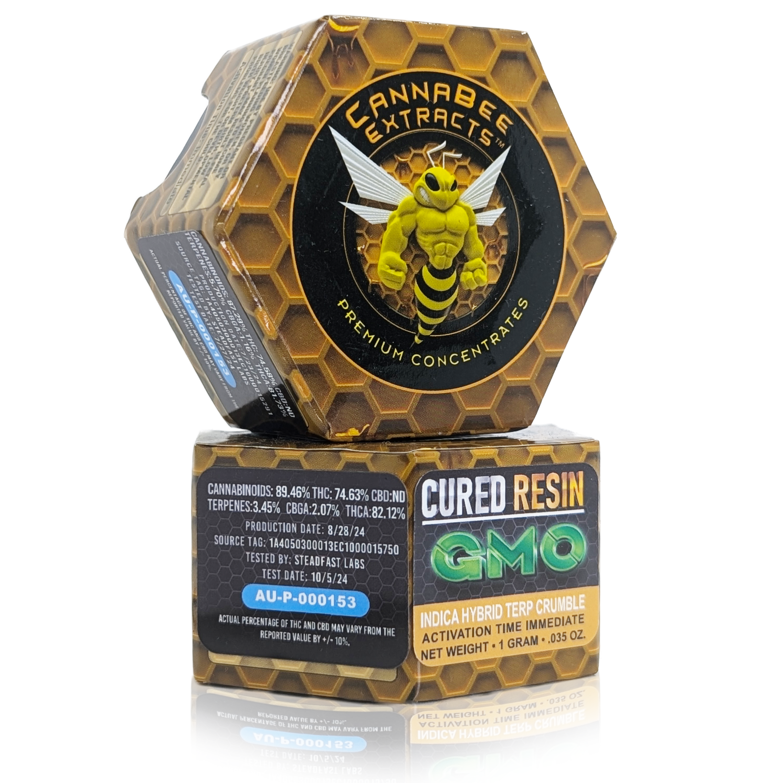 Photograph of product: GMO - CURED RESIN