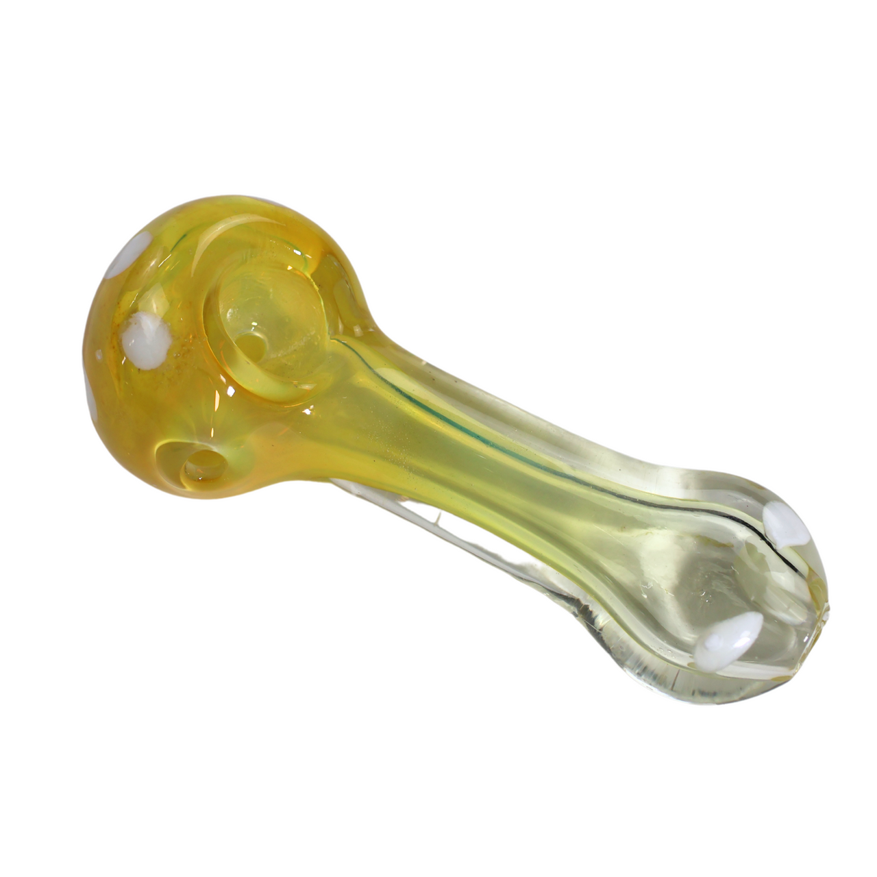 Photograph of product: Polka Dotted Fumed Flat Mouth Hand Pipe | Assorted
