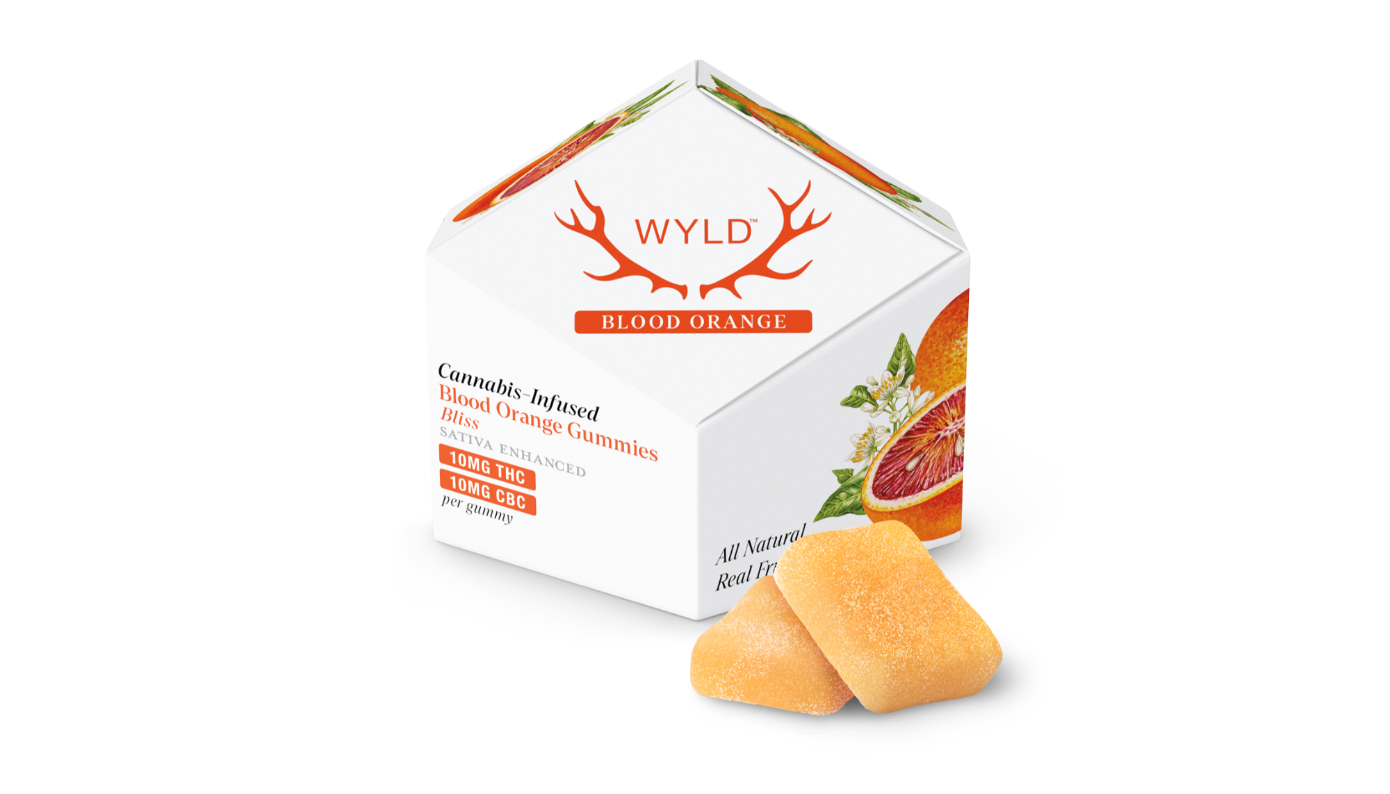 Photograph of product: 100mg | Blood Orange 1:1 TH-oui:CBC