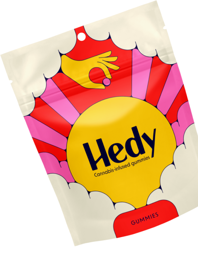 Photograph of product: Hedy 100mg Gummies (H) Sour Green Apple