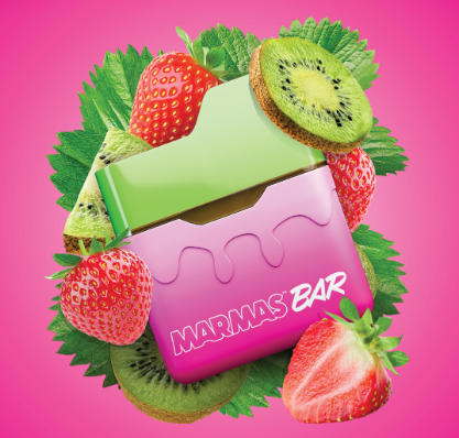 Photograph of product: Rechargeable Pen | Marmas Bar | Kiwi Strawberry