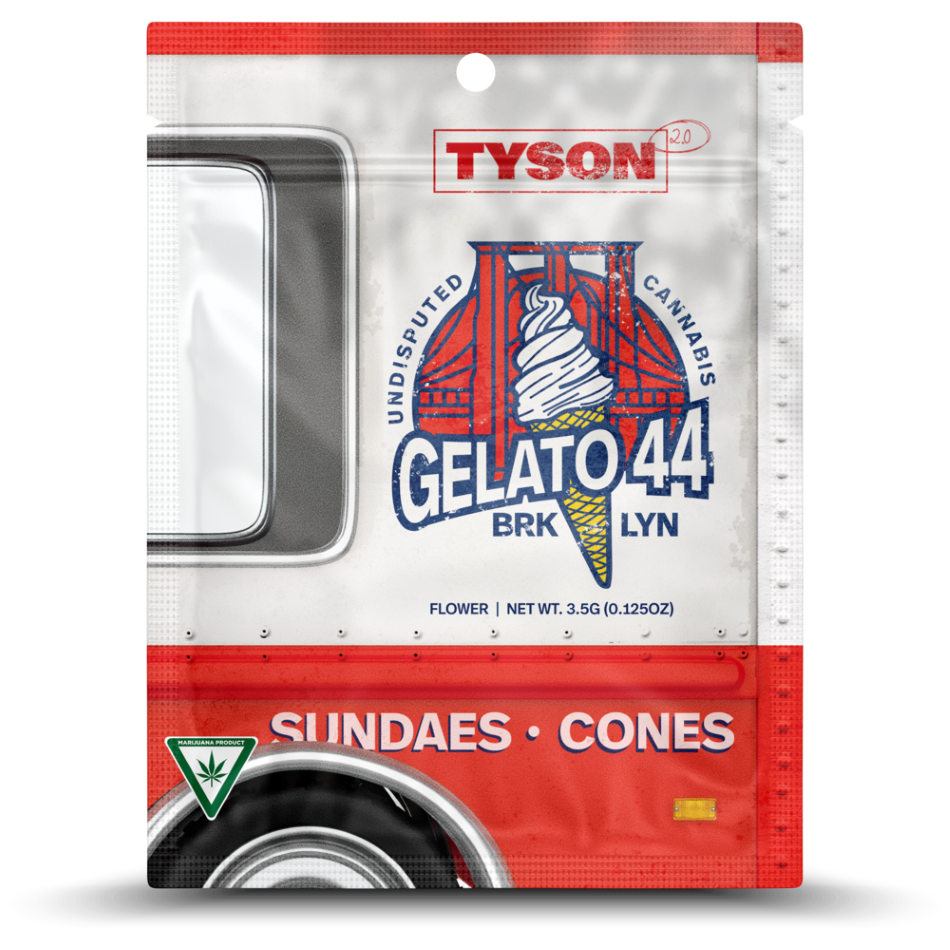 Photograph of product: Tyson 2.0 | Gelato 44 Prepackaged Flower | 3.5g