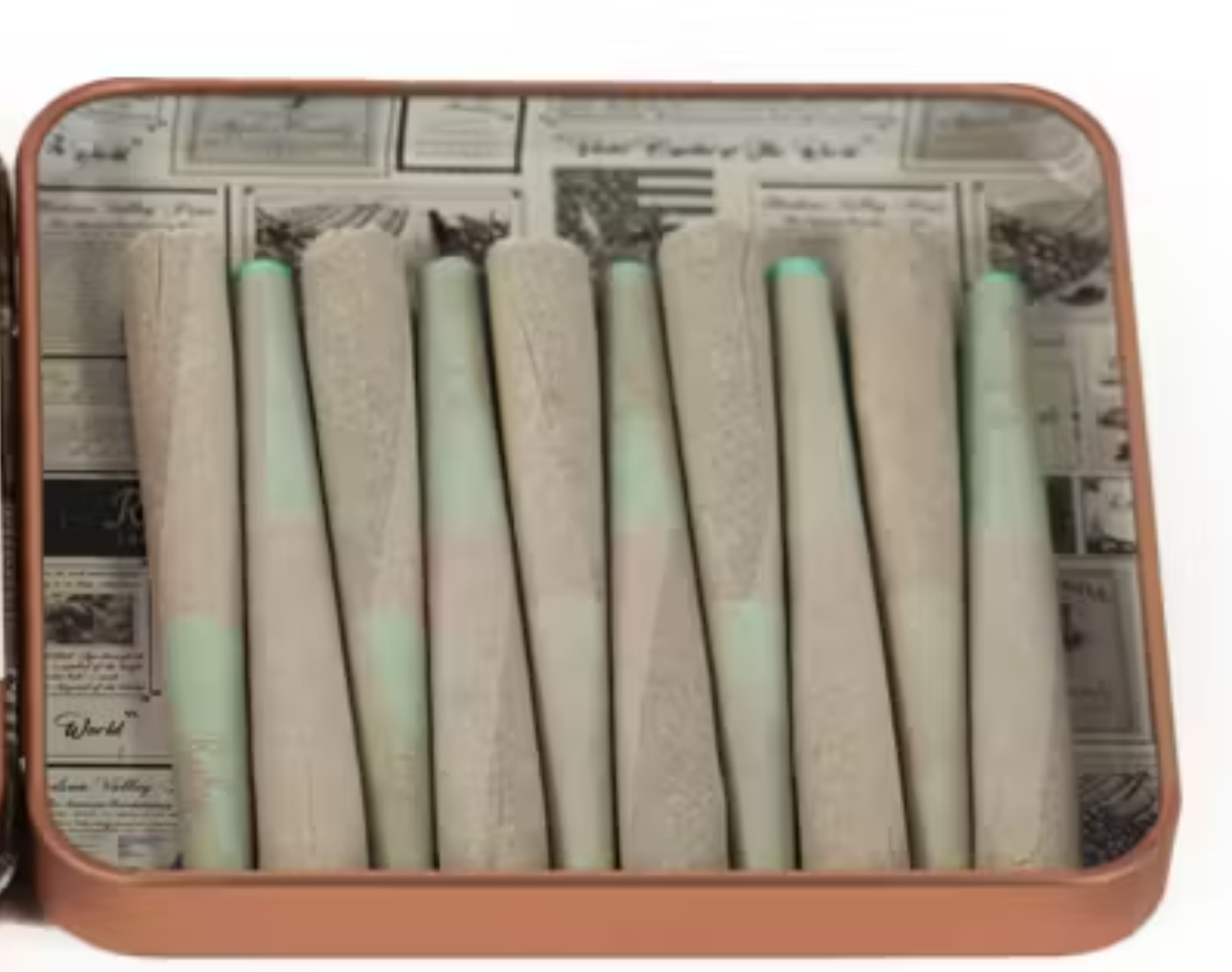 Photograph of product: Ruby Farms |  Sunset Sherbert au chocolat Infused  |  .5G 10 PK