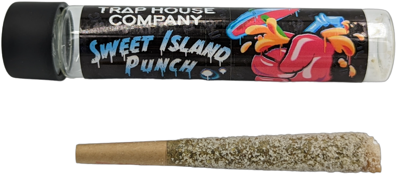 Photograph of product: Trap House - Sweet Island Punch Dubbz (Oui'd) Infused Preroll - 1.25g