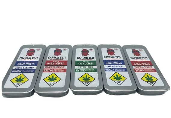 Photograph of Product: Surprise! I'm Stoned 3-Pack Hash Infused Pre-Rolls | 1.5g
