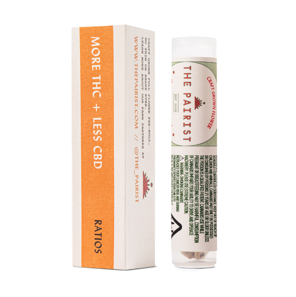 Photograph of product: Ice Pixie 2:1 TH-oui:CBD 1g PREROLL - The Pairist