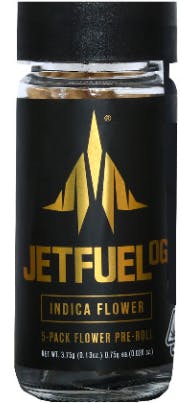Photograph of product: Jetfuel OG | .75g x 5 Preroll Pack - 