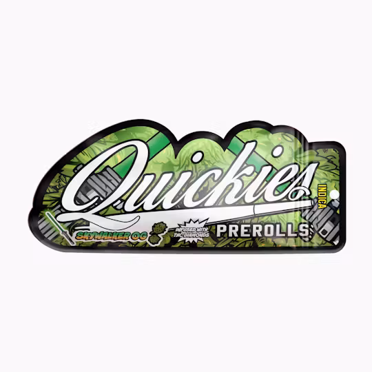Photograph of product: QUICKIES SKYWALKER OG 1G INFUSED PREROLL