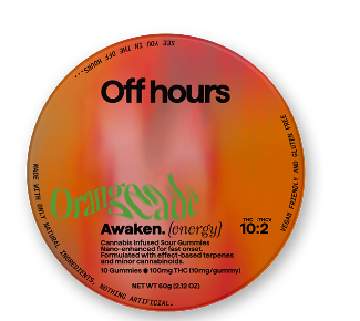 Photograph of product: Off Hours | Awaken | Gummies TH-oui CBG | 100mg