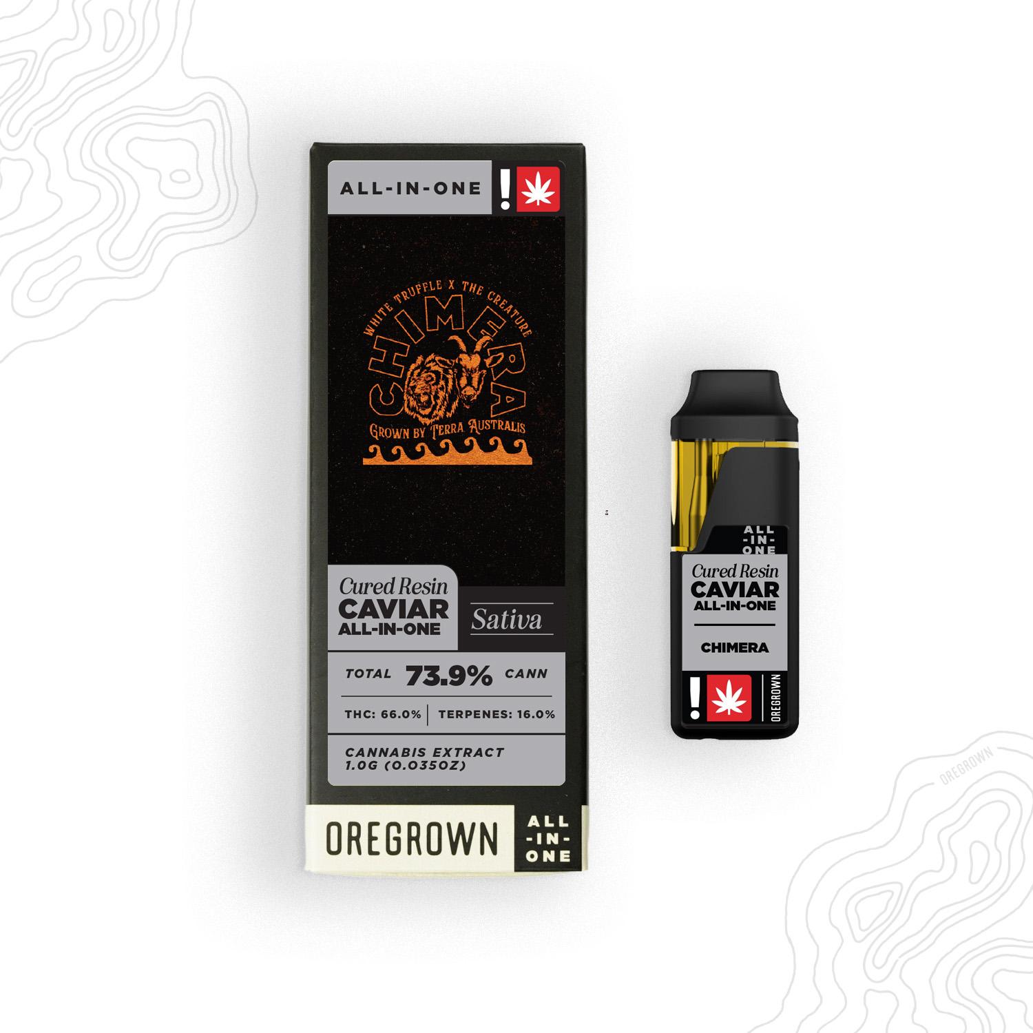 Photograph of product: Oregrown | Cured Resin AIO | Chimera
