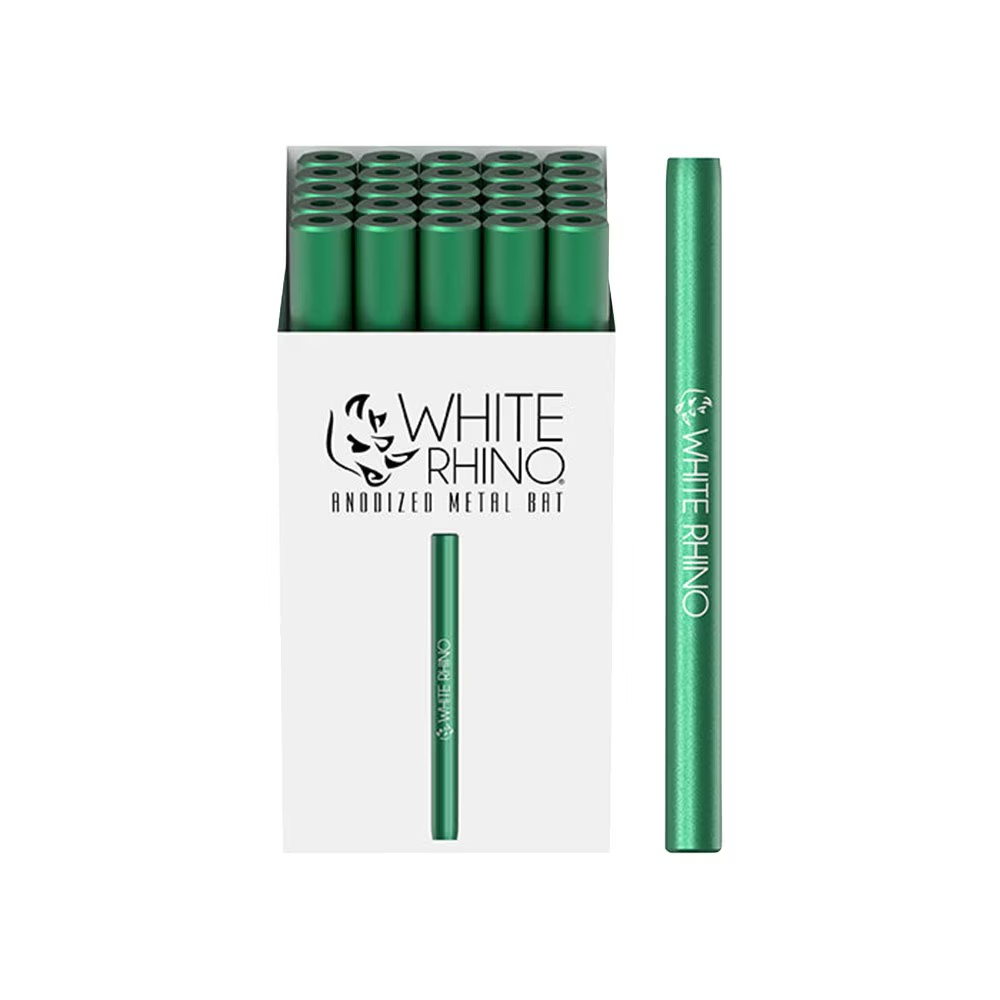 Photograph of product: White Rhino Anodized Metal Taster Bat 3 Green