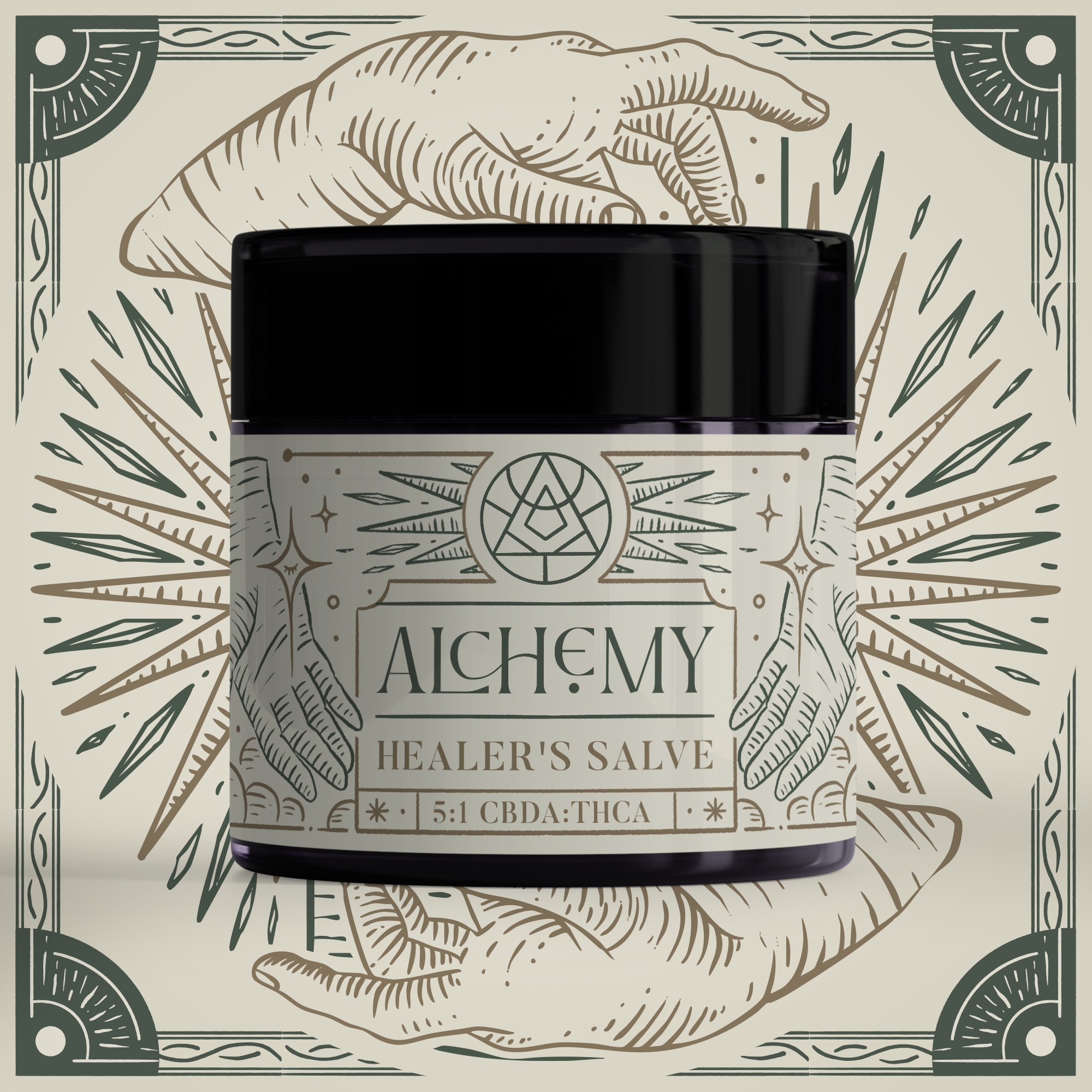 Photograph of product: Balm | Alchemy | Healer's Salve [5:1 CBDa/TH-ouia]