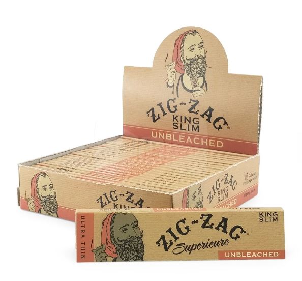 Photograph of product: Zig-Zag Unbleached King Size Papers