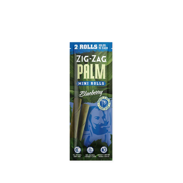 Photograph of product: Zig-Zag Palm Blueberry Mini Rolls 2pk
